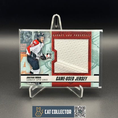 2012-13 ITG Heroes & Prospects JONATHAN DROUIN #SSM-21 Game-Used Jersey Black