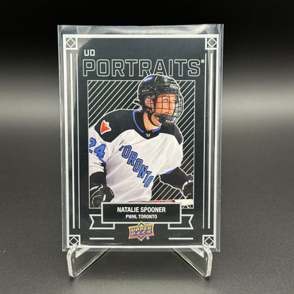 2024-25 UD PWHL NATALIE SPOONER #P-7 UD Portraits - 1st EDITION!