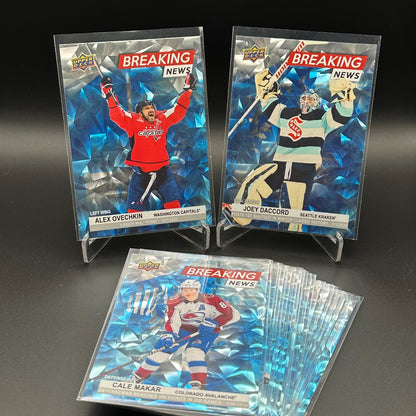 2024-25 Upper Deck Series 1 BREAKING NEWS inserts ~ YOU PICK from the list!