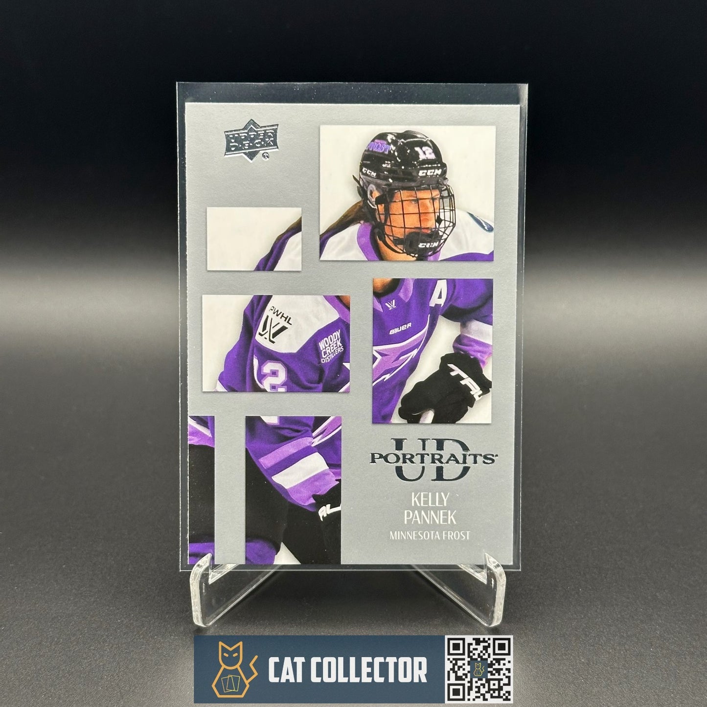 2024-25 Upper Deck PWHL KELLY PANNEK #UDP-8 UD Portraits - Minnesota Frost
