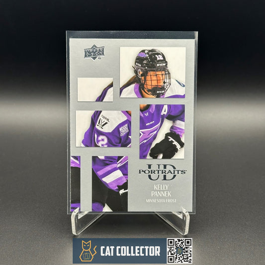 2024-25 Upper Deck PWHL KELLY PANNEK #UDP-8 UD Portraits - Minnesota Frost