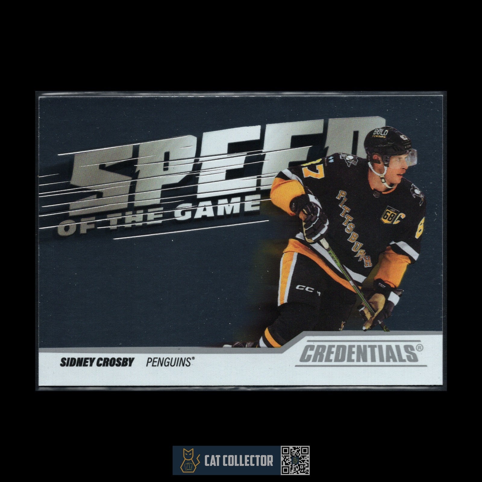 2024-25 UD Credentials SIDNEY CROSBY #SG-SC Speed of the Game