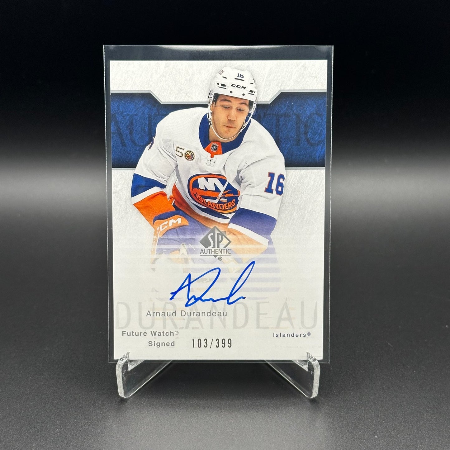 2023-24 SP Authentic ARNAUD DURANDEAU #RFWA2-9 Retro Future Watch Auto Rookie RC