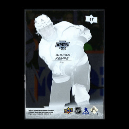 2024-25 Upper Deck Series 1 ADRIAN KEMPE #87 Acetate - Los Angeles Kings