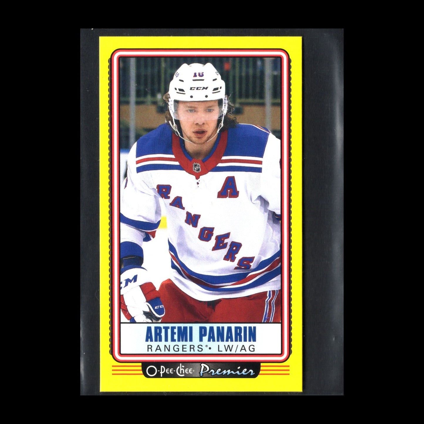 2021-22 O-Pee-Chee Premier ARTEMI PANARIN #P-32 Tallboys Yellow border