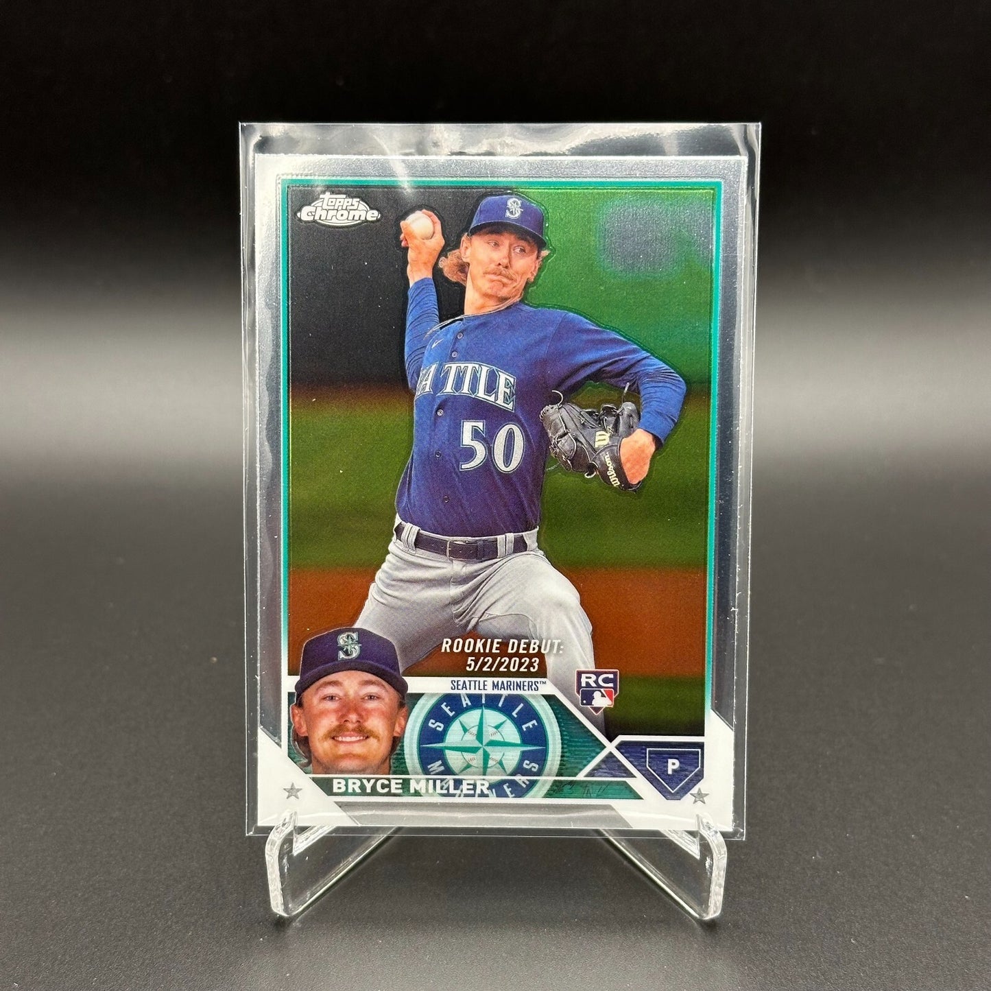 2023 Topps Chrome Updated Series BRYCE MILLER #USC99 Rookie debut RC