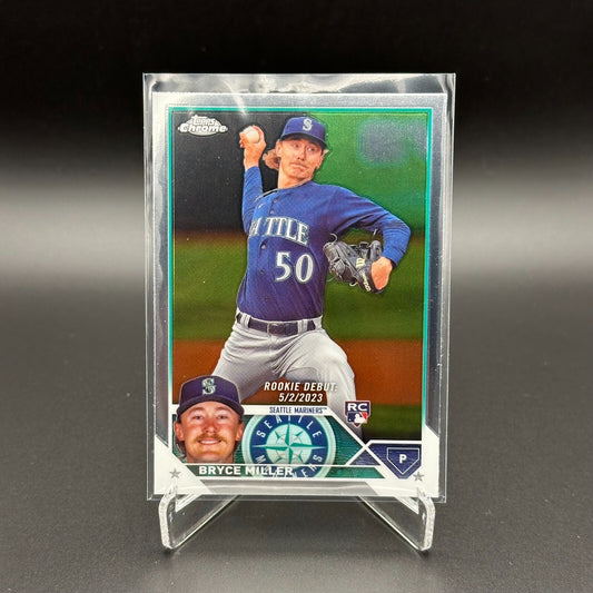 2023 Topps Chrome Updated Series BRYCE MILLER #USC99 Rookie debut RC