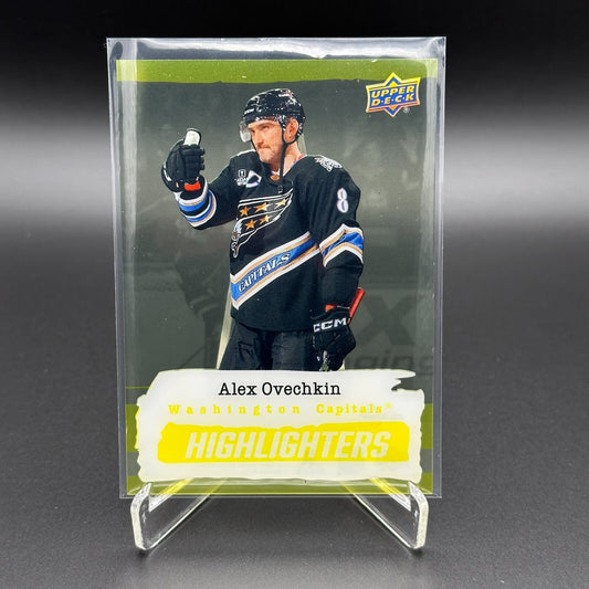 2023-24 UD Series 2 ALEXANDER OVECHKIN #HL-10 Highlighters Yellow