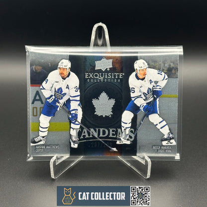 2024-25 UD Exquisite AUSTON MATTHEWS / MITCH MARNER #ET-MM Tandems /299