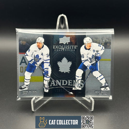 2024-25 UD Exquisite AUSTON MATTHEWS / MITCH MARNER #ET-MM Tandems /299
