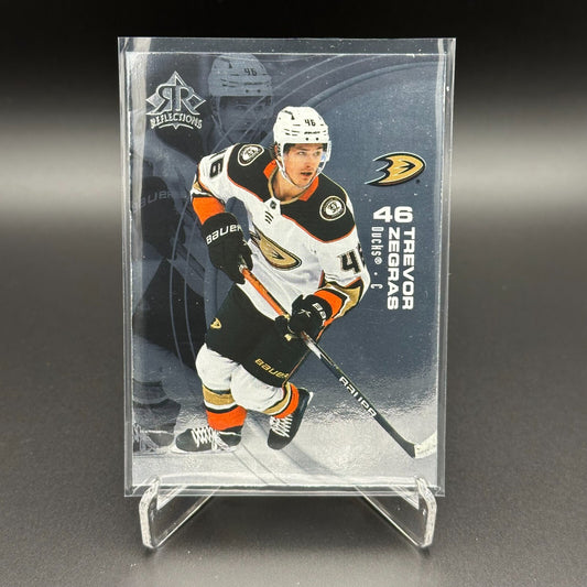 2021-22 UD Extended series TREVOR ZEGRAS #1 Reflections - Anaheim Ducks