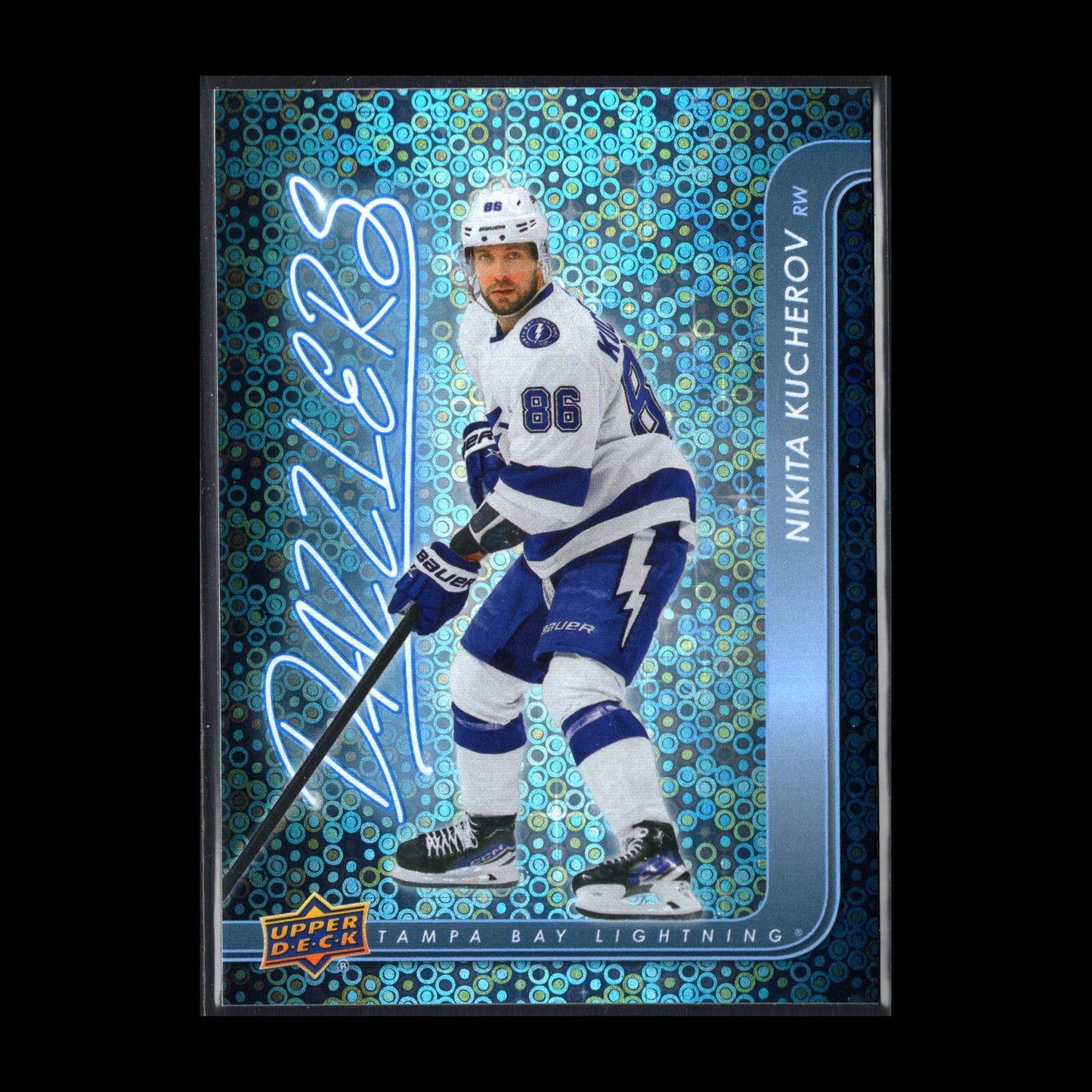 2024-25 UD Series 1 NIKITA KUCHEROV #DZ-44 Dazzlers Blue - Tamba Bay Lightning