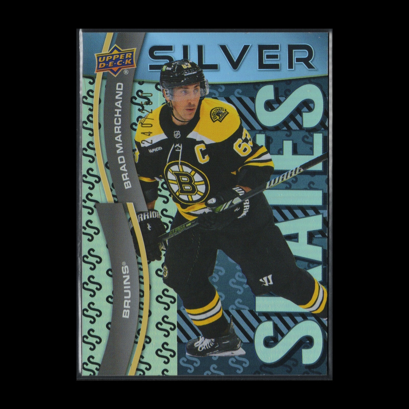 2024-25 UD Extended series BRAD MARCHAND #SS-26 Silver Skates Gold /250