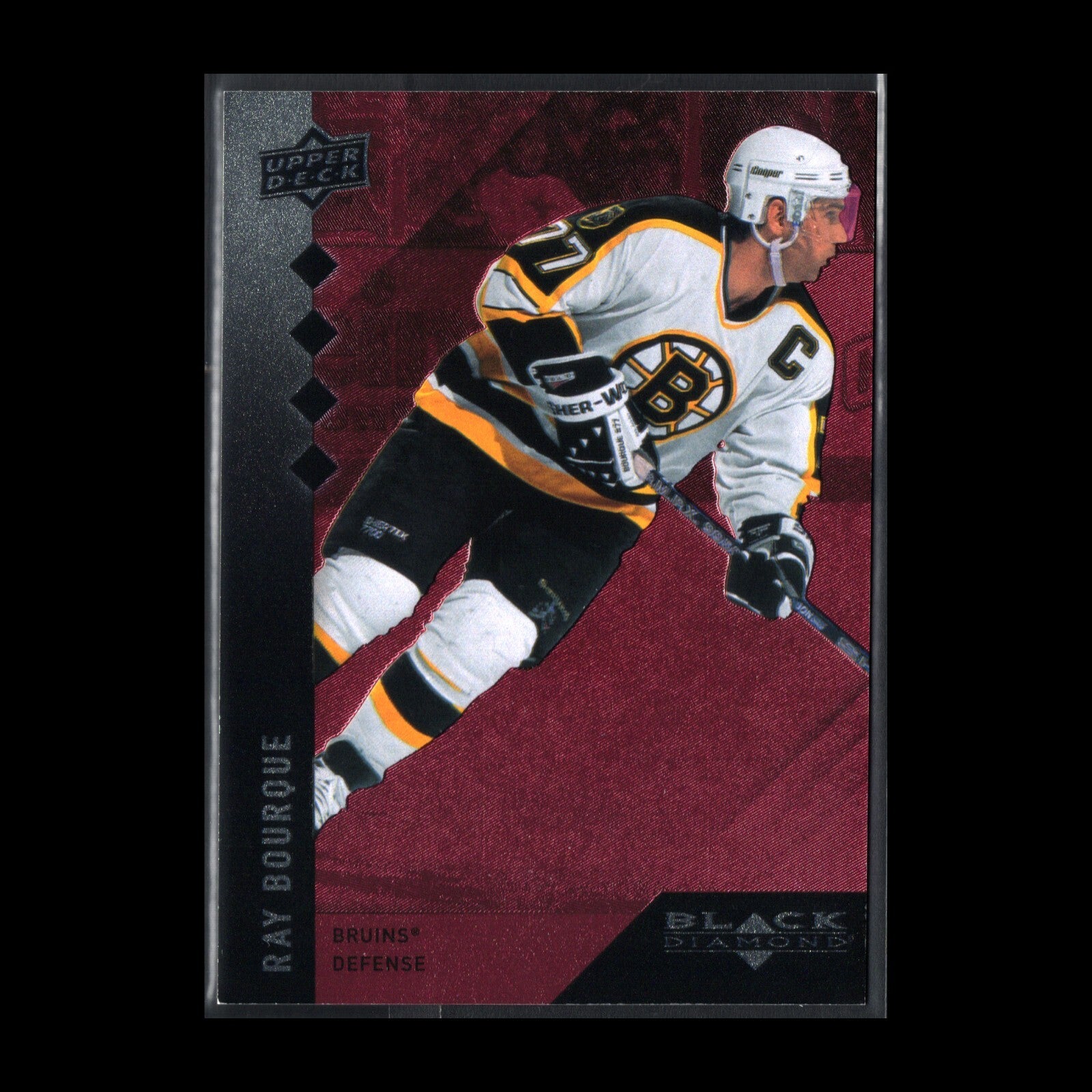 2009-10 UD Black Diamond RAY BOURQUE #192 Ruby /100 - Boston Bruins