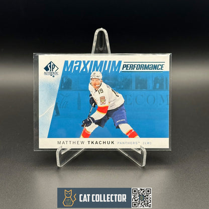 2024-25 UD SP Authentic MATTHEW TKACHUK #MP-9 Maximum perfermance Blue