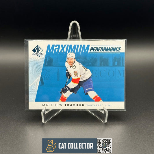 2024-25 UD SP Authentic MATTHEW TKACHUK #MP-9 Maximum perfermance Blue