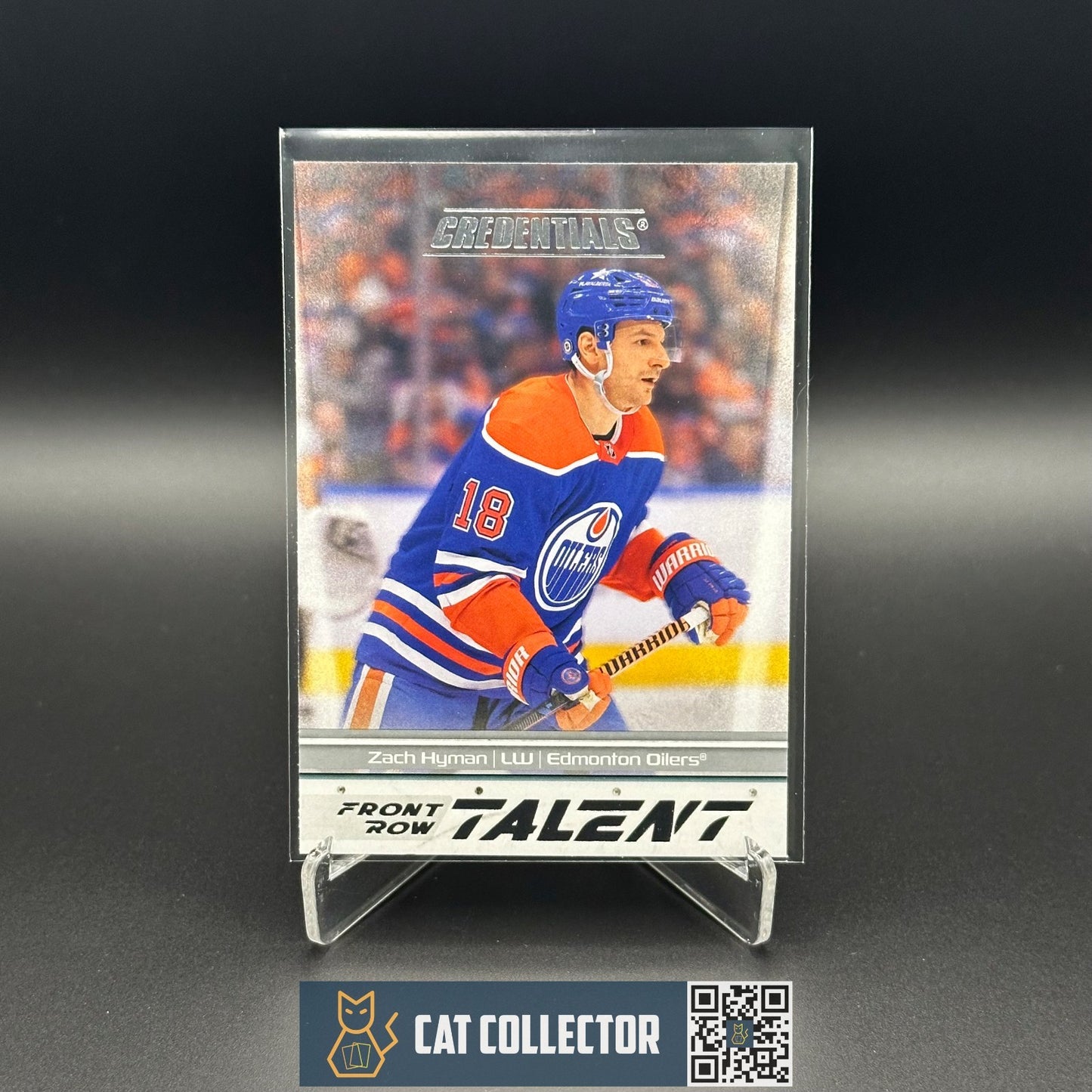 2024-25 UD Credentials ZACH HYMAN #FRT-ZH Front Row Talent - Edmonton Oilers