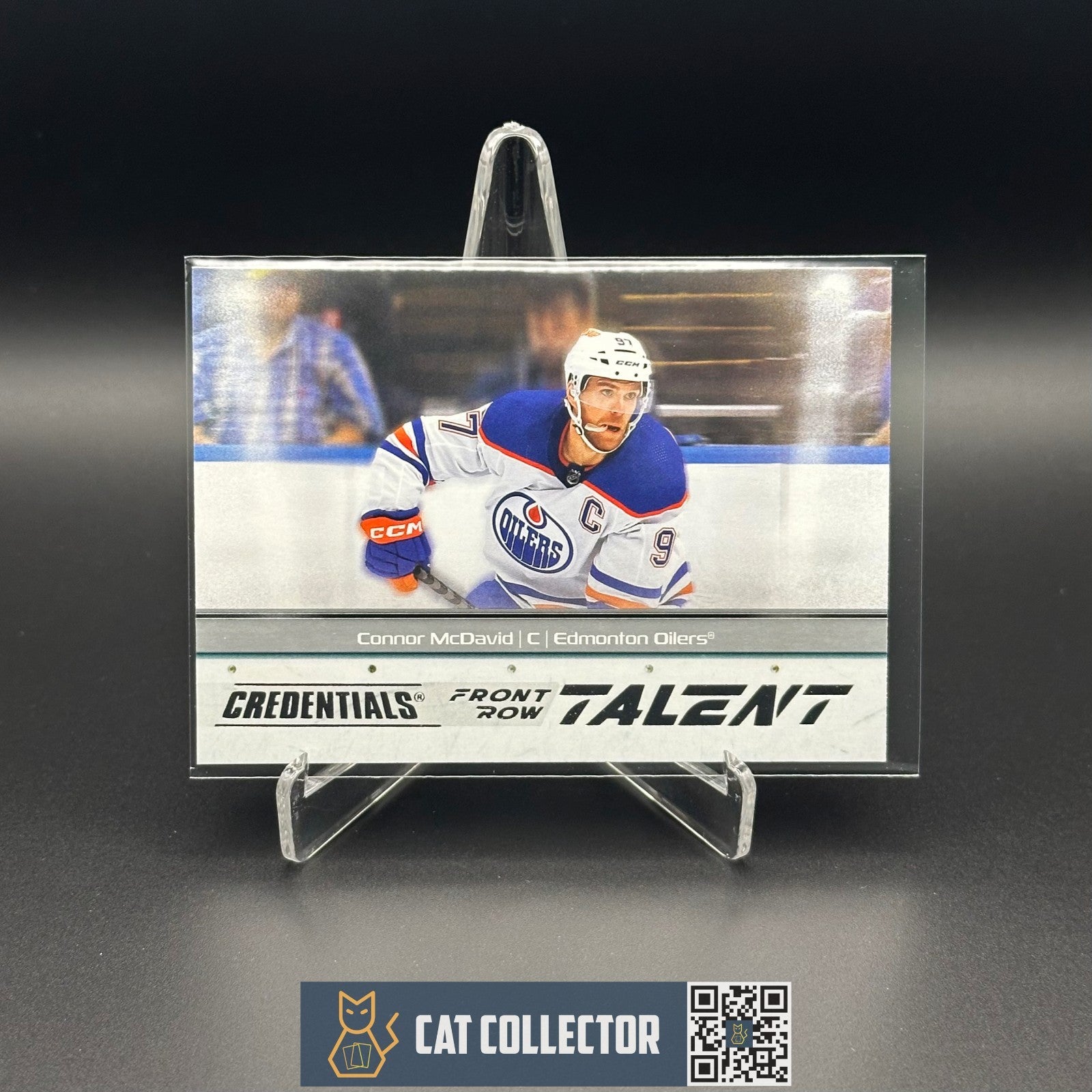 2024-25 UD Credentials CONNOR MCDAVID #FRT-CM Front Row Talent - Edmonton Oilers