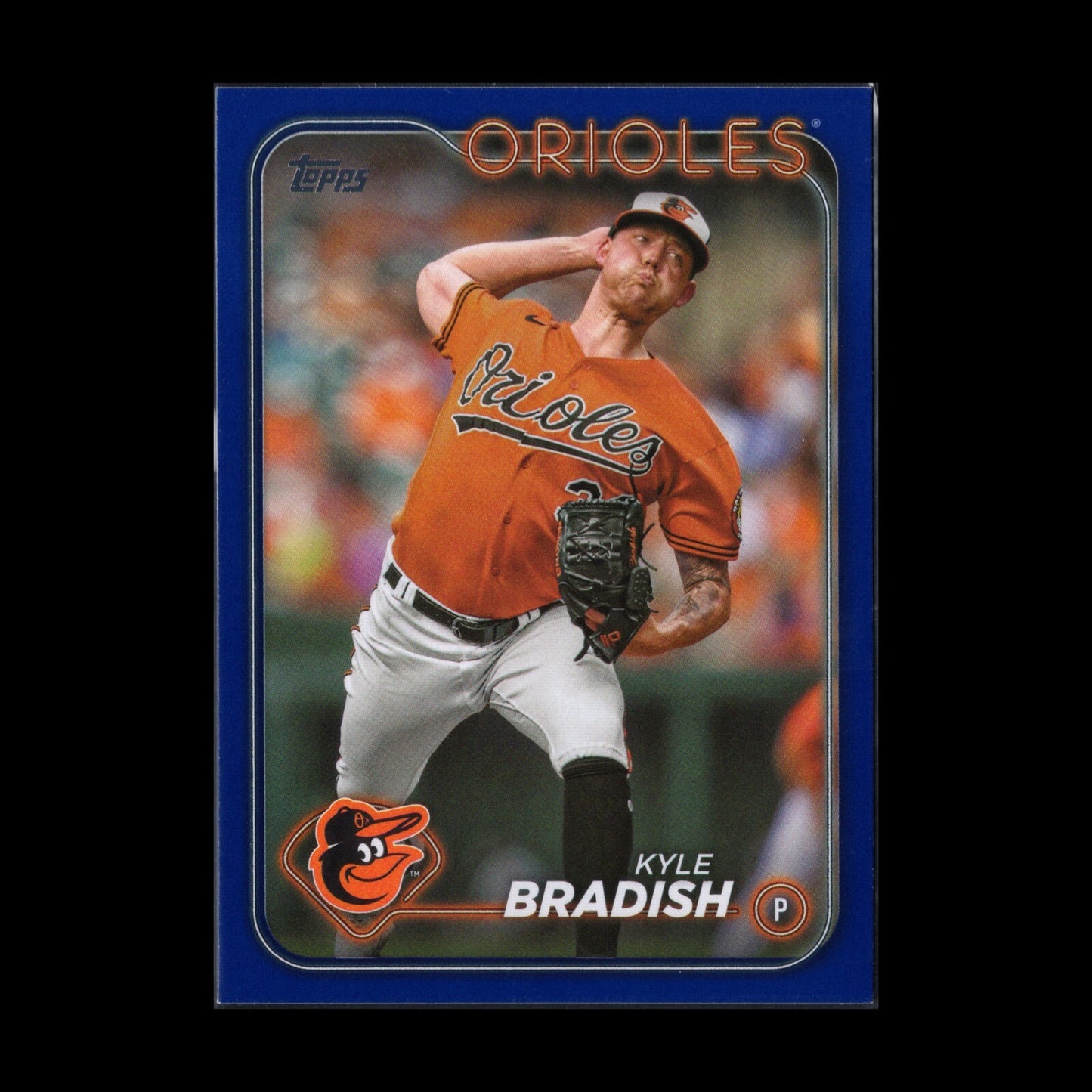 2024 Topps Series 1 KYLE BRADISH Baltimore Orioles #56 Blue parallel