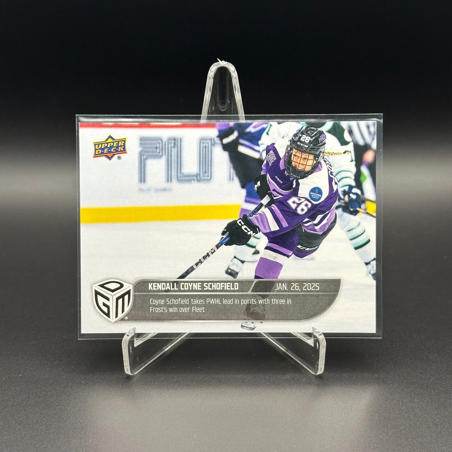 2024-25 UD PWHL Game Dated Moments KENDALL COYNE SCHOFIELD #16 ONLINE EXCUSIVE!