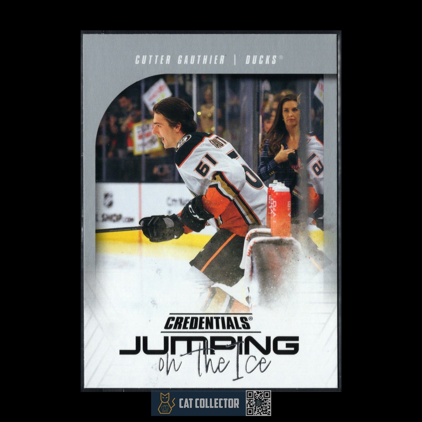 2024-25 UD Credentials CUTTER GAUTHIER #JI-CG Jumping on the ice Rookie RC