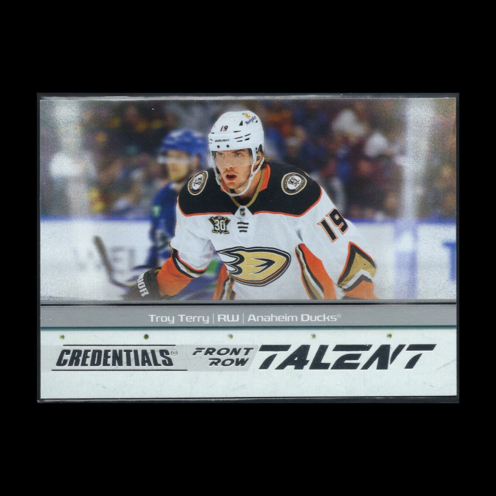 2024-25 UD Credentials TROY TERRY #FRT-TT Front Row Talent - Anaheim Ducks