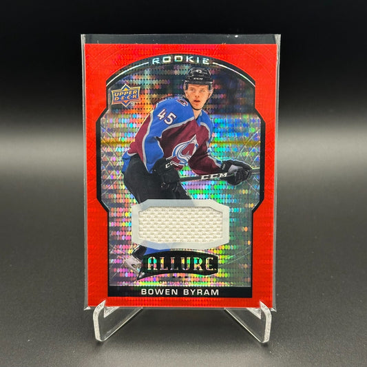 2020-21 UD Allure BOWEN BYRAM #98 Red Rainbow Jersey Rookie RC