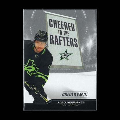 2024-25 UD Credentials MIRO HEISKANEN #CR-MH Cheered to the Rafters