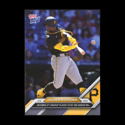 2024 Topps Now ANDREW MCCUTCHEN #74 - Pittsburgh Pirates ** ONLINE EXCLUSIVE**