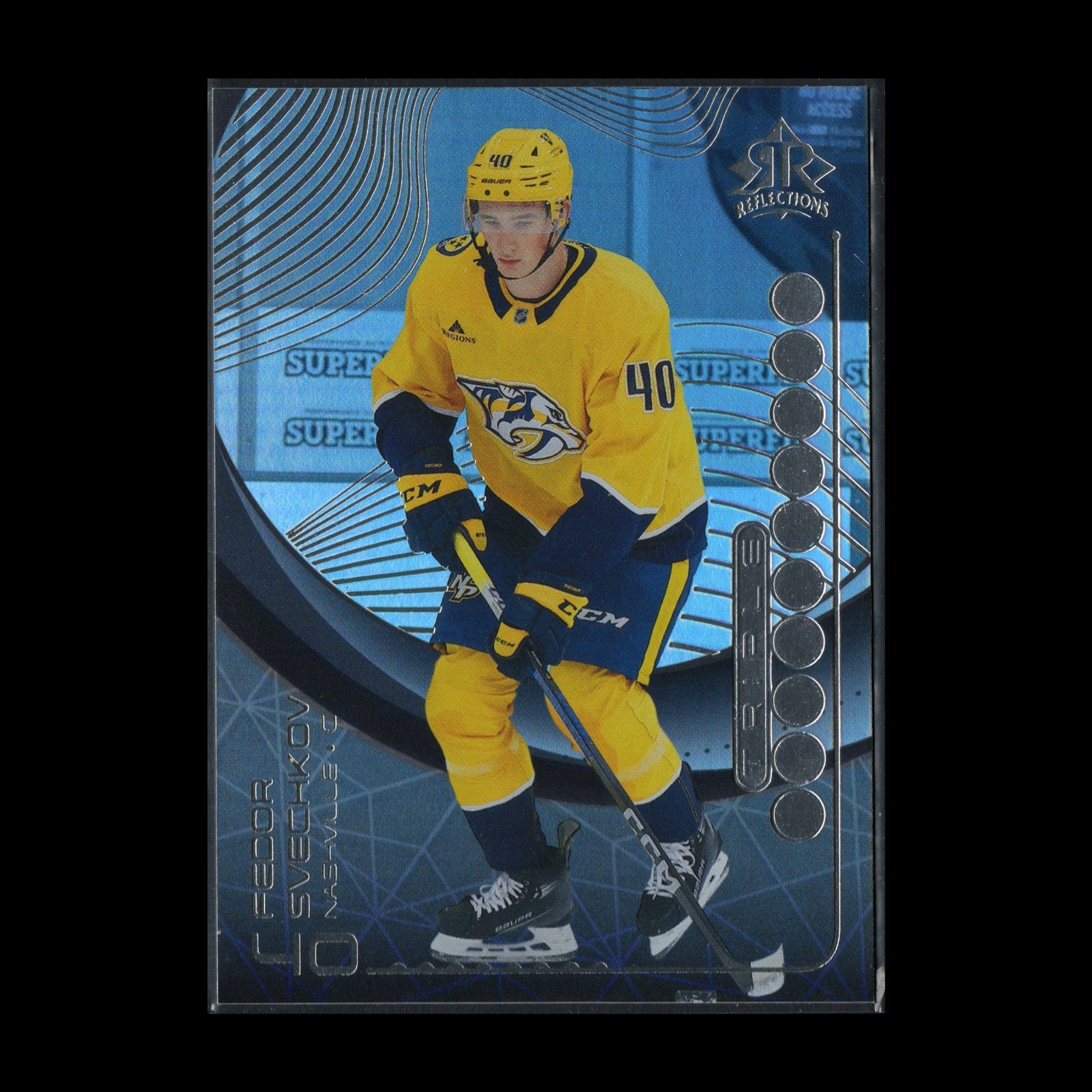 2024-25 UD Extended FEDOR SVECHKOV #TDR-5 Triple Dimensions Reflections Rookie