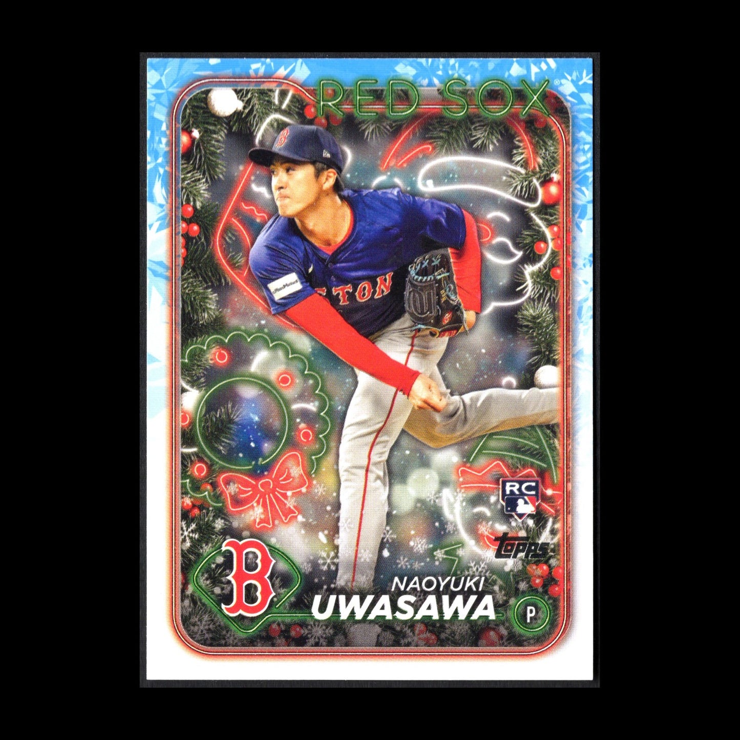 2024 Topps Holiday NOAYUKI UWASAWA #H37 RC - Boston Red Sox
