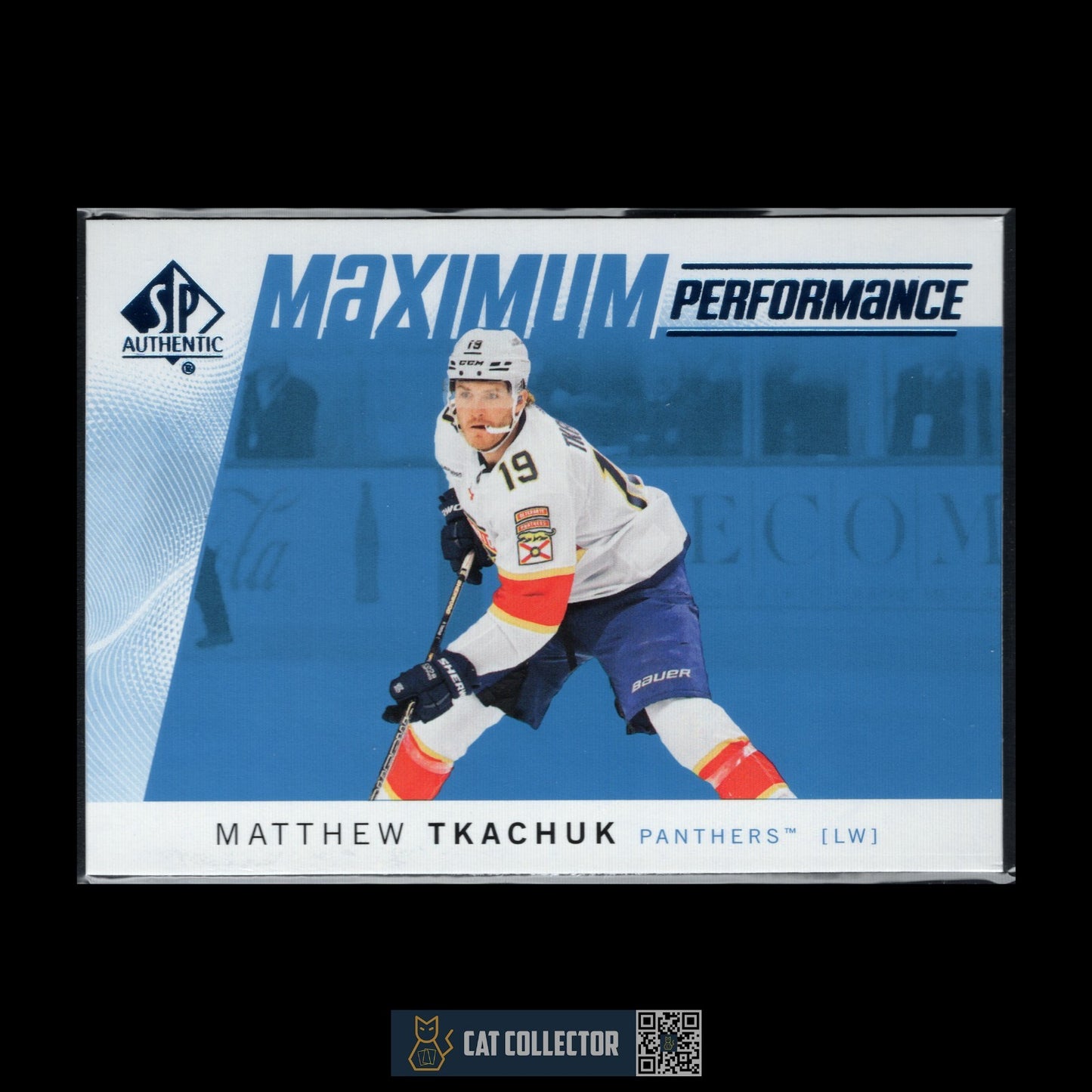 2024-25 UD SP Authentic MATTHEW TKACHUK #MP-9 Maximum perfermance Blue