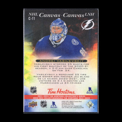 2021-22 UD Tim Hortons ANDREI VASILEVSKIY #C-11 NHL Canvas