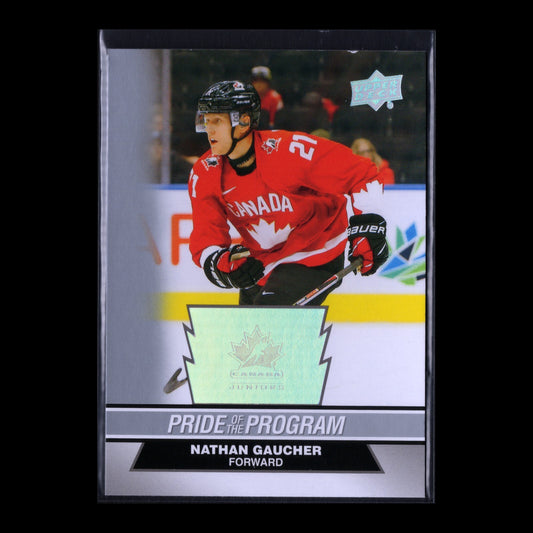 2023 Upper Deck Team Canada Juniors NATHAN GAUCHER #68 Pride of the program