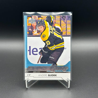 2017-18 UD Series 1 ANDERS BJORK #203 Young guns RC - Boston Bruins