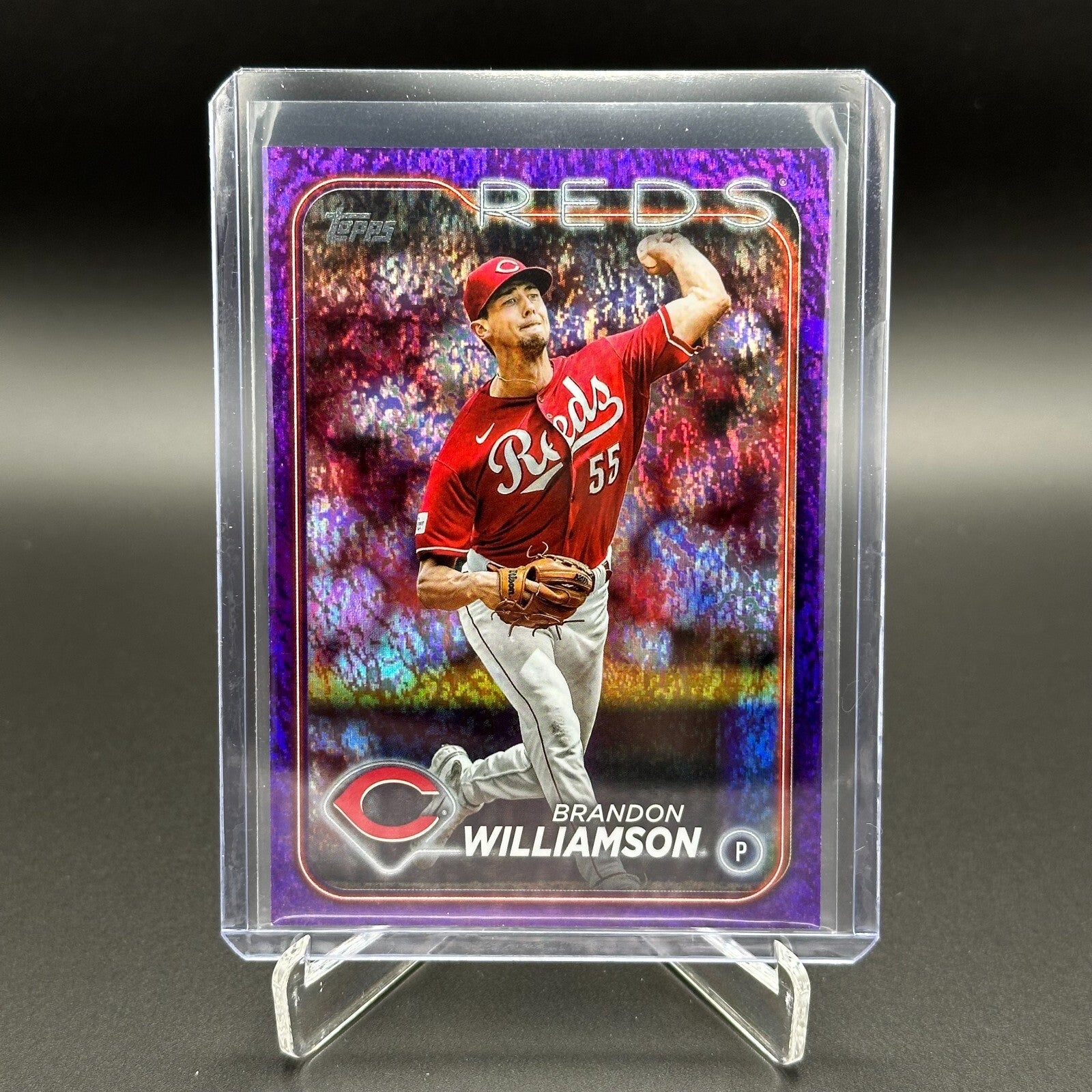 2024 Topps Series 2 BRANDON WILLIAMSON #522 Purple foil  /799 - Cincinnati Reds