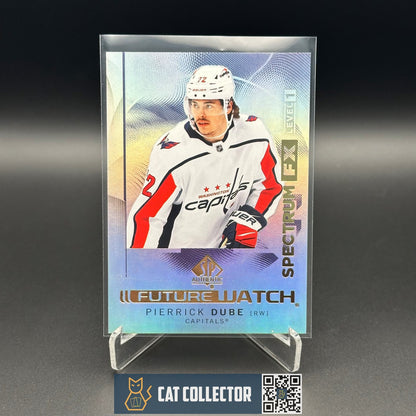 2024-25 UD SP Authentic PIERRICK DUBE #S-60 Spectrum FX Bounty