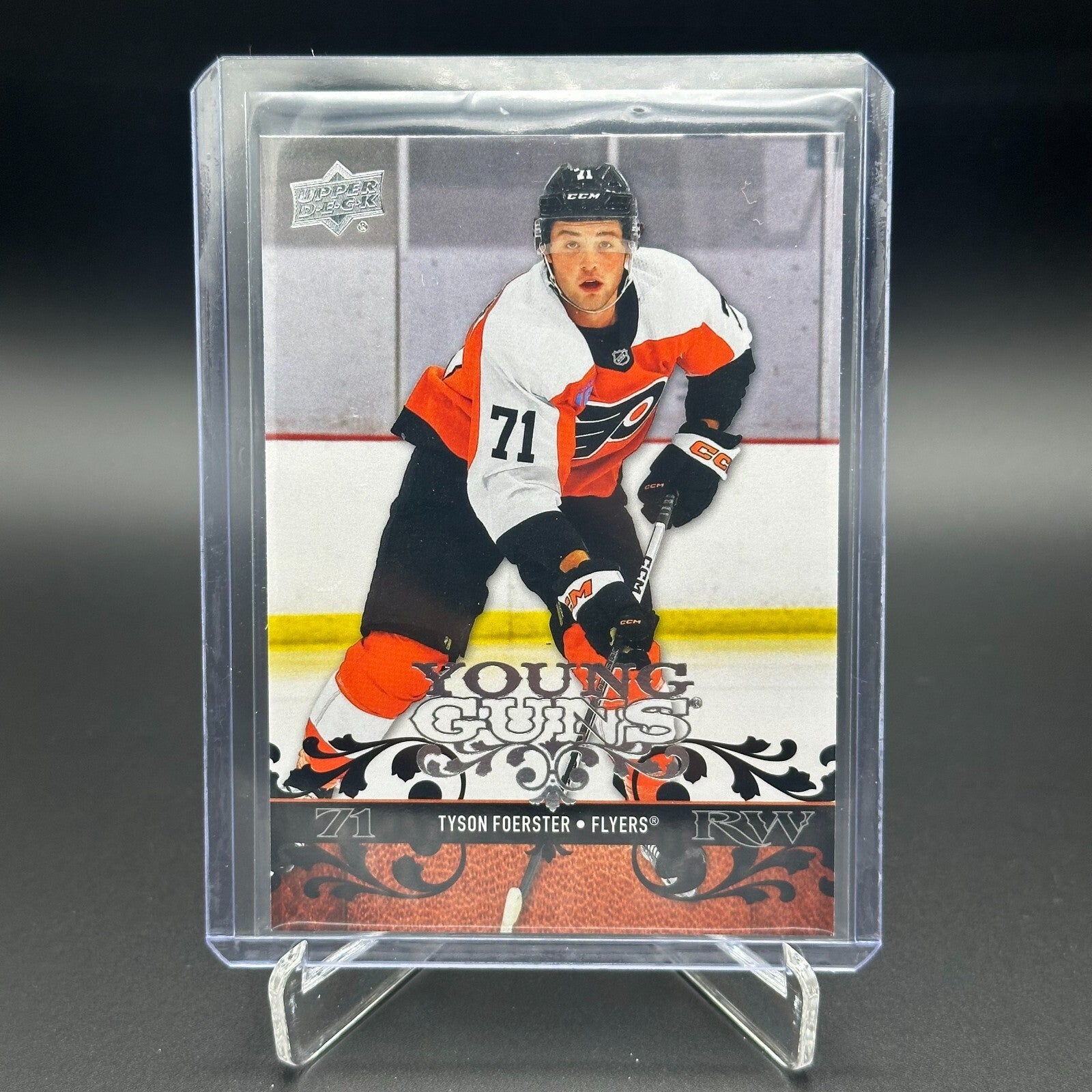 2023-24 UD Extended series TYSON FOERSTER #T-39 Young guns Retro RC