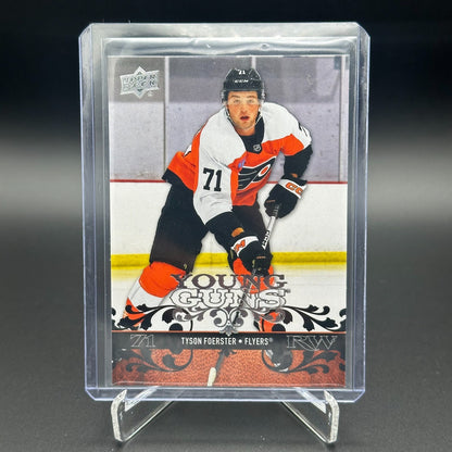 2023-24 UD Extended series TYSON FOERSTER #T-39 Young guns Retro RC