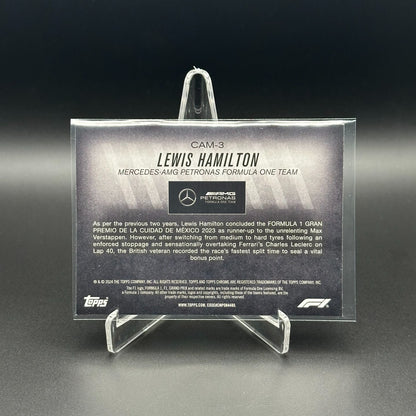 2024 Topps Chrome Formula 1 LEWIS HAMILTON #CAM-3 Camber