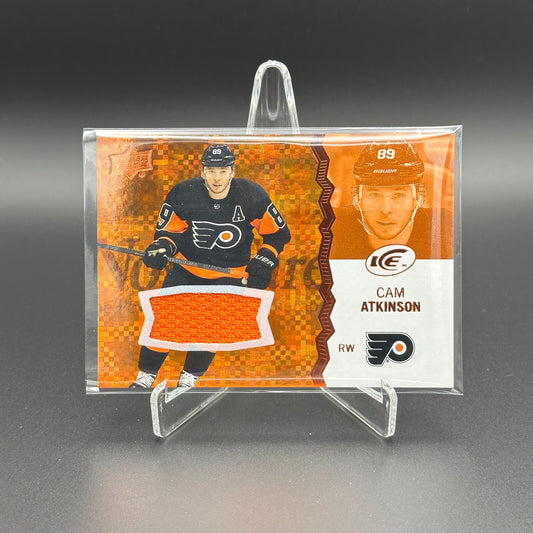 2023-24 UD Ice CAM ATKINSON #18 Jersey - Philadelphia Flyers