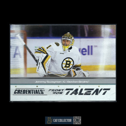 2024-25 UD Credentials JEREMY SWAYMAN #FRT-JS Front Row Talent