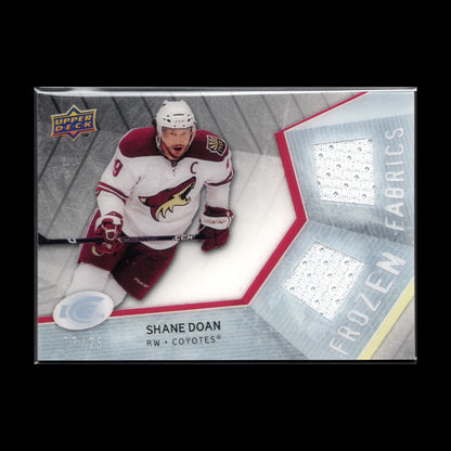 2008-09 UD Ice SHANE DOAN #FF-SD Frozen Fabrics 23/25 - Arizona Coyotes