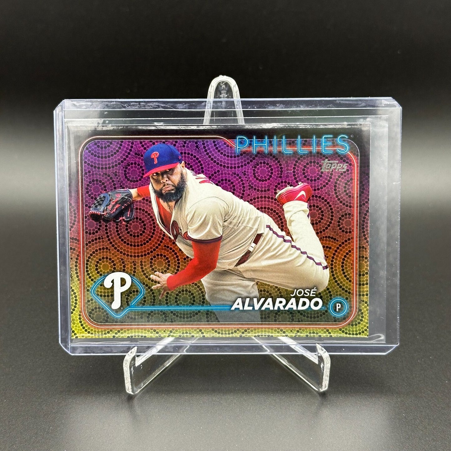 2024 Topps Series 2 JOSE ALVARADO #356 Holiday Parallel - Philadelphia Phillies