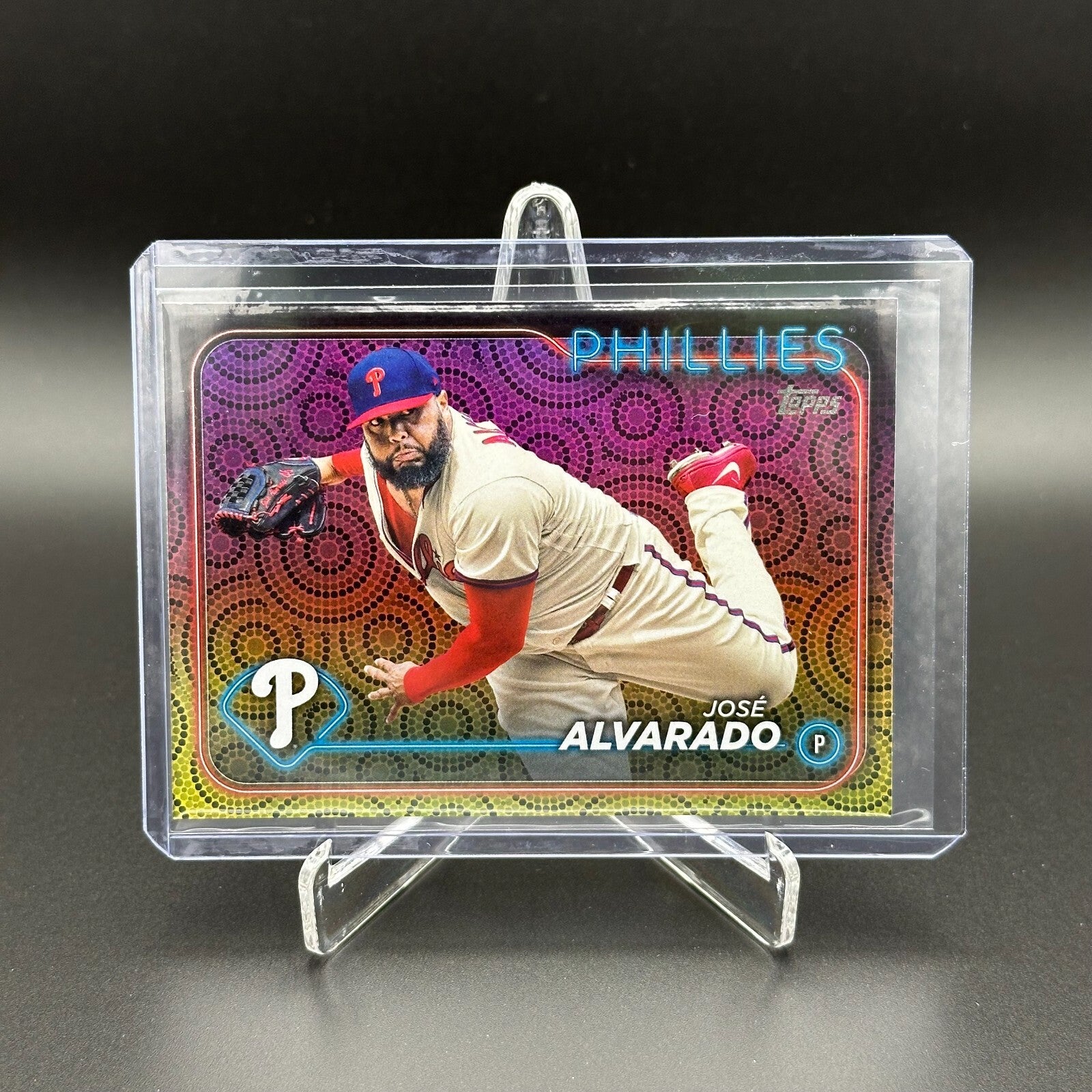 2024 Topps Series 2 JOSE ALVARADO #356 Holiday Parallel - Philadelphia Phillies