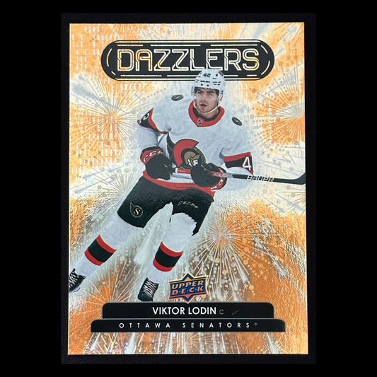 2022-23 UD Series 2 VIKTOR LODIN #DZ-91 Dazzlers Orange
