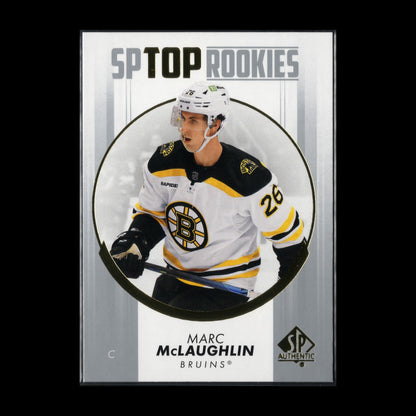 2022-23 UD SP Authentic MARC MCLAUGHLIN #TR-46 Top Rookies RC - Boston Bruins