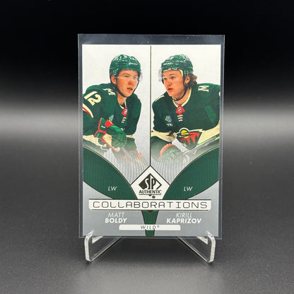 2022-23 UD SP Authentic MATT BOLDY / KIRILL KAPRIZOV #C-12 Collaborations