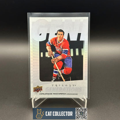 2023-24 UD Trilogy MAURICE RICHARD #TG-13A Generations - Montreal Canadiens