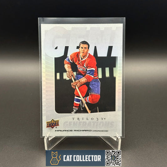 2023-24 UD Trilogy MAURICE RICHARD #TG-13A Generations - Montreal Canadiens